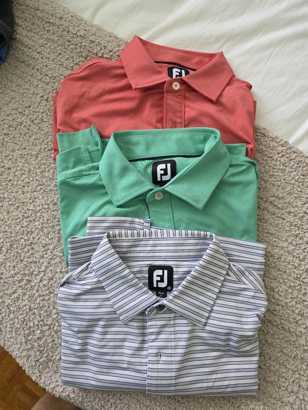 Lot Of 3 FootJoy Men's Polos